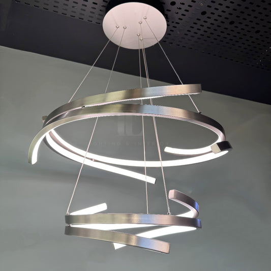 Brogan Chrome Hanging Chandelier