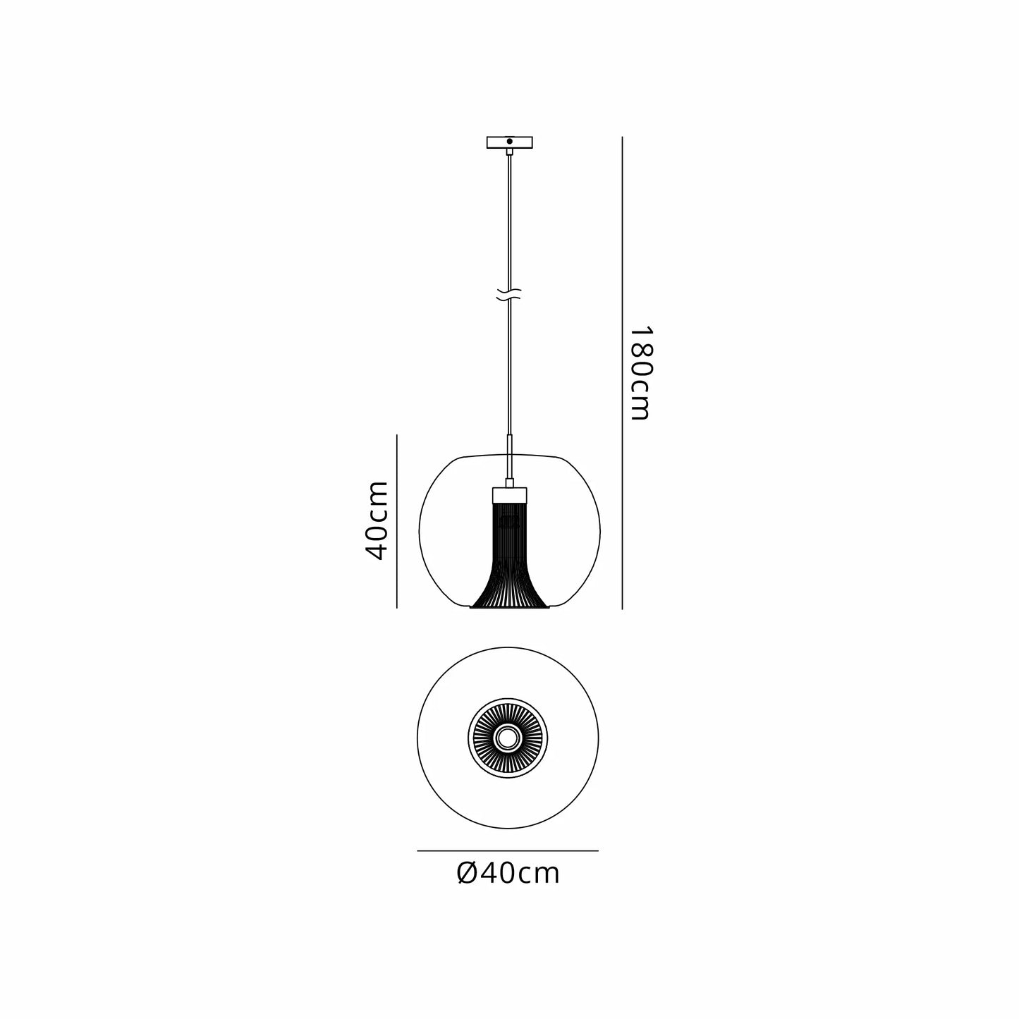 Cros Round Pendant Light