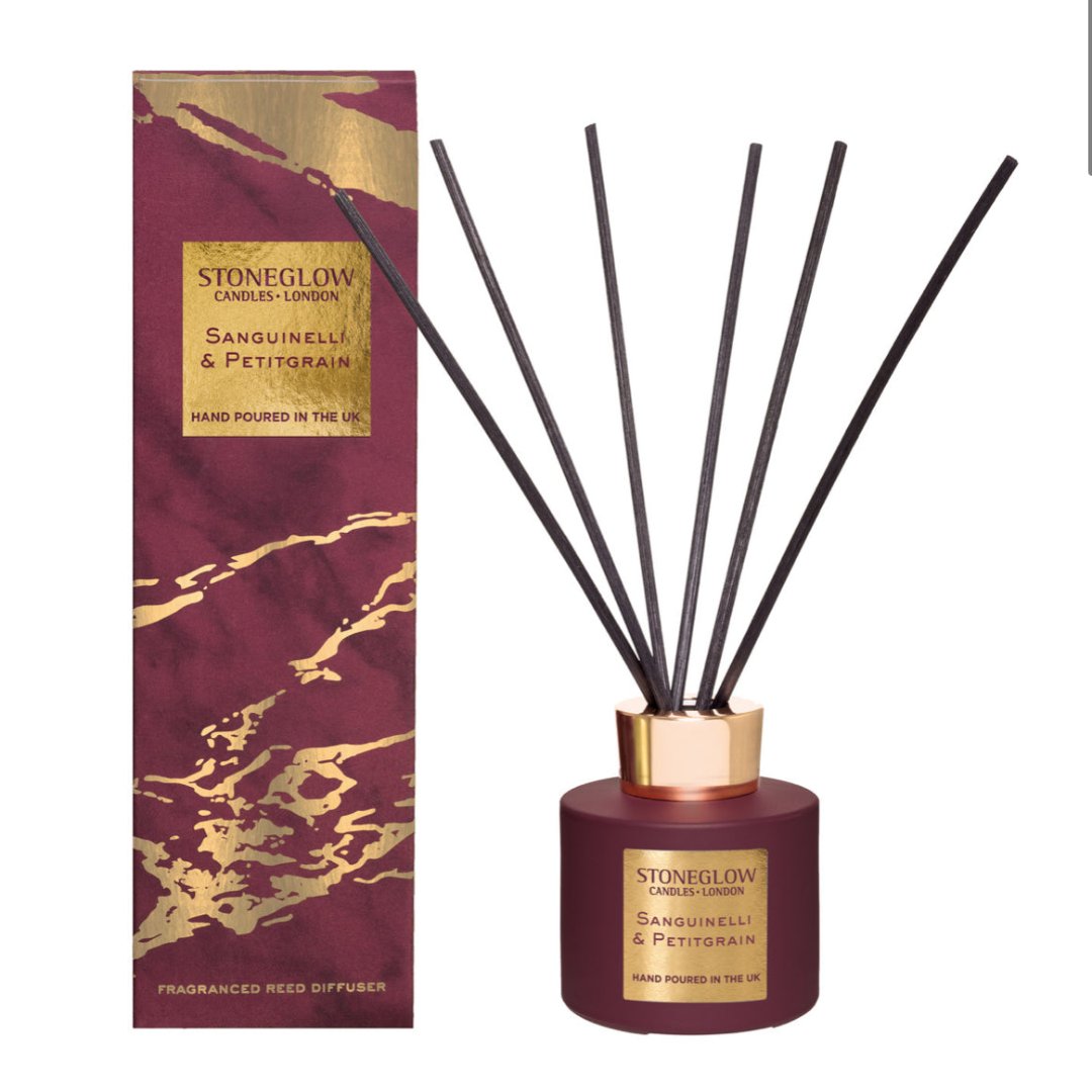 Luna - Sanguinelli & Petitgrain - Scented Reed Diffuser 120ml