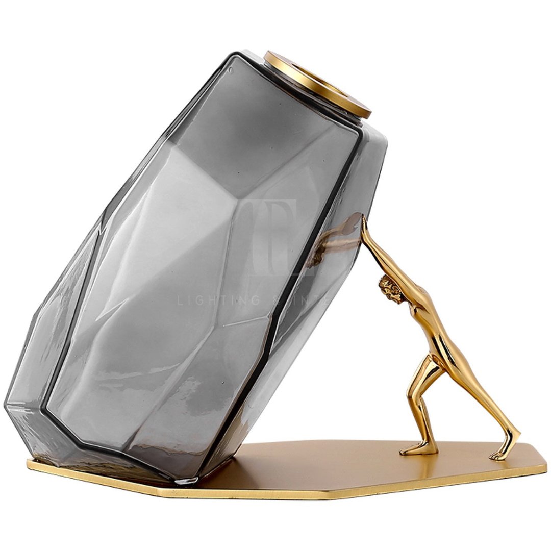 Richmond Smoke Glass Vase