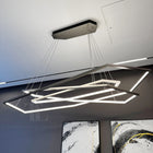 Maru Chrome Hanging Chandelier