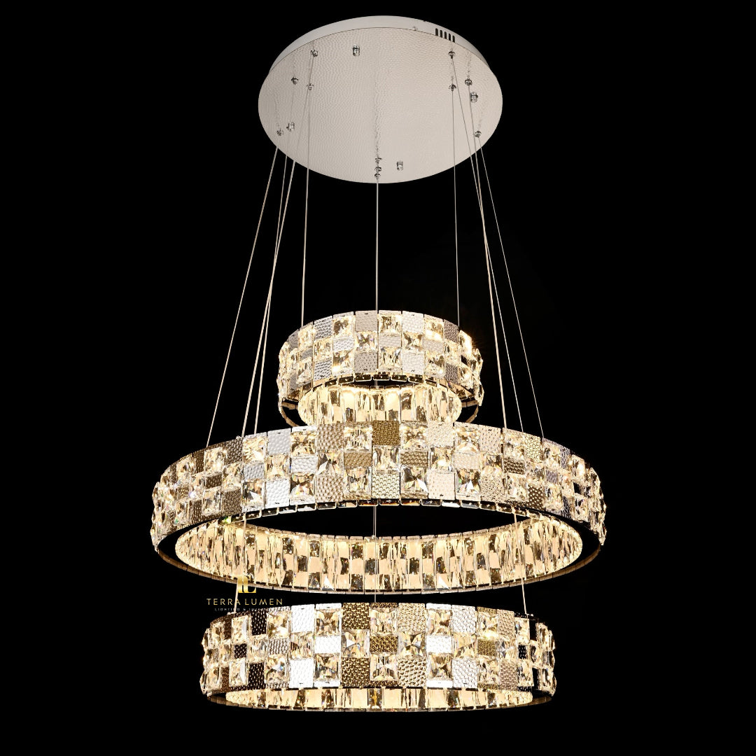 Seraphina Chandelier – Three Ring - Chandelier from TL Home