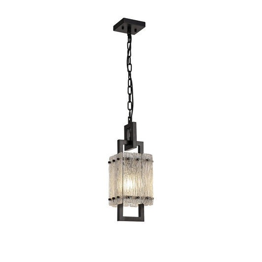 Draven Square Crystal Pendant