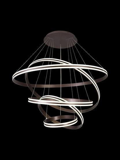 Celestia Luxury Tiered LED Loop Pendant