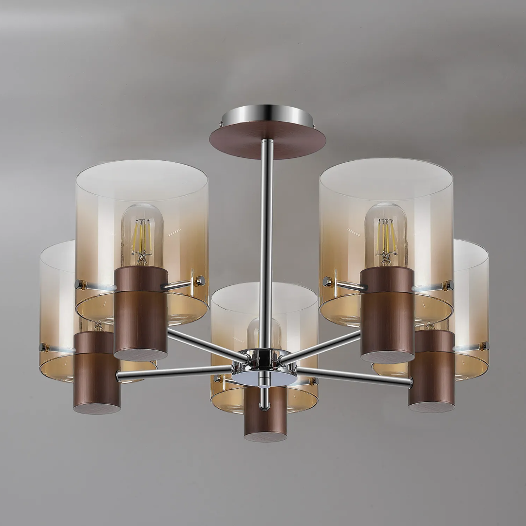 Fred Medium Semi-Flushed Light