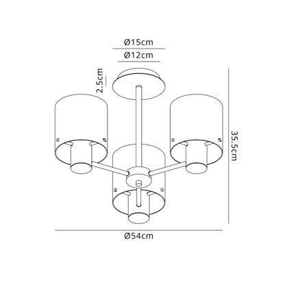 Fred Ceiling Light – Small - Detail Shot