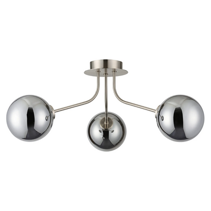 Colorado Small Semi Flush Light - Size and Dimensions