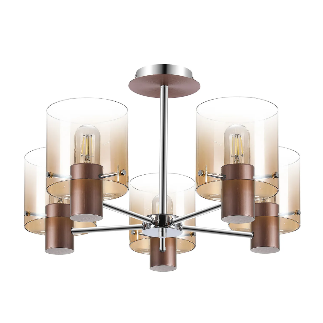 Fred Medium Semi-Flushed Light