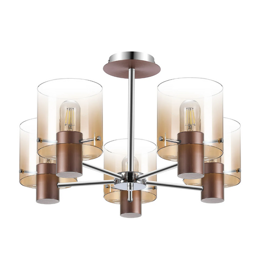 Fred Medium Semi-Flushed Light