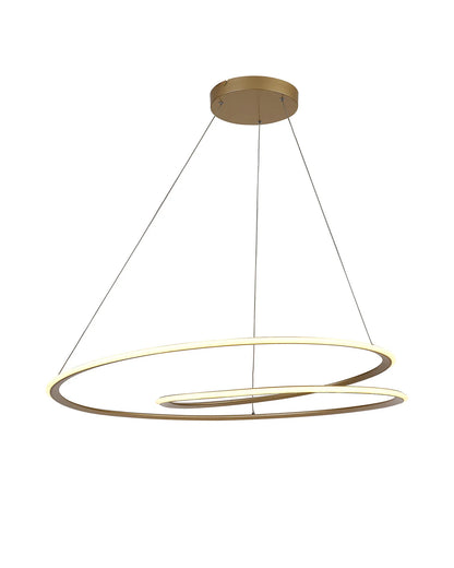 AeroHalo Modern Double Ring Pendant