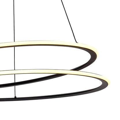 AeroHalo Modern Double Ring Pendant