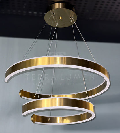 Vesta Chandelier – Large Ring - Alternate View