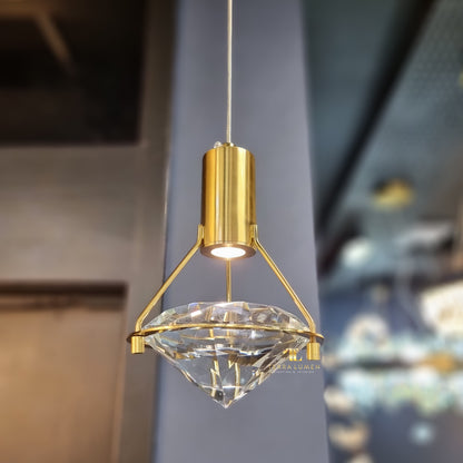 Noah Pendant – Diamond Crystal - Alternate View