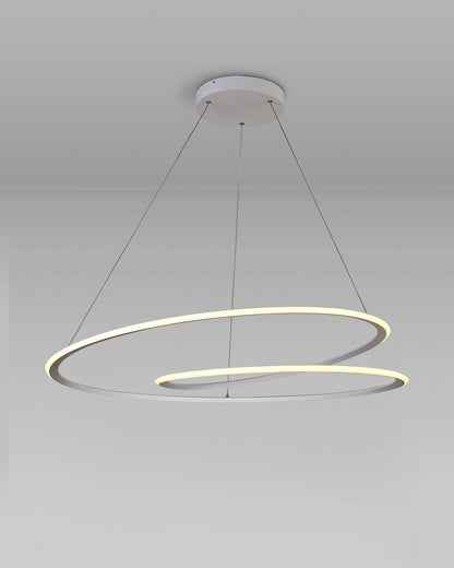 AeroHalo Modern Double Ring Pendant