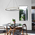 AeroHalo Modern Double Ring Pendant