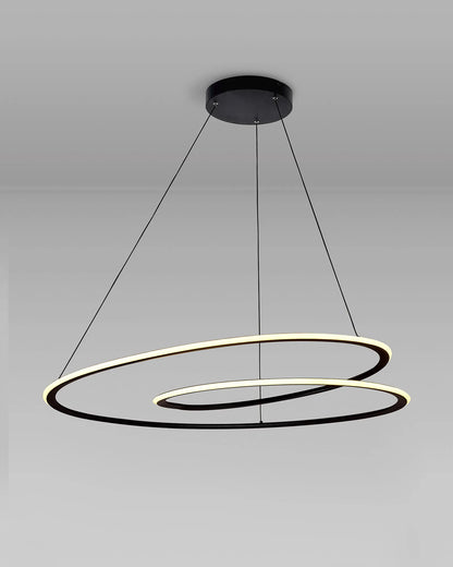 AeroHalo Modern Double Ring Pendant