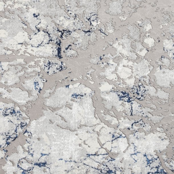 Apollo 2677 Grey/Navy Rug - View 4