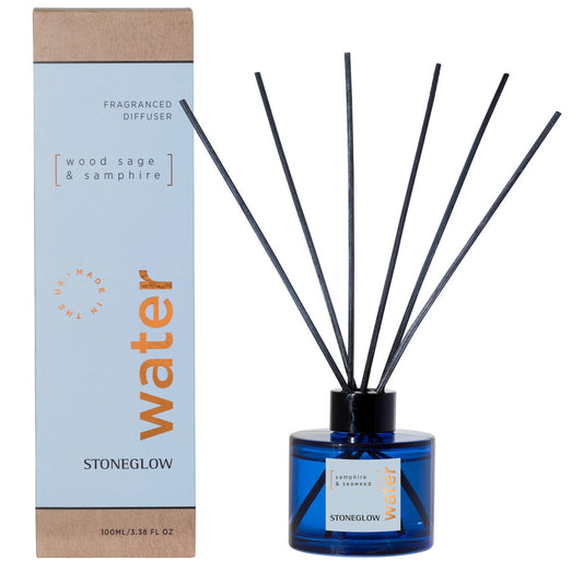 Elements - Water - Wood Sage & Samphire - Reed Diffuser