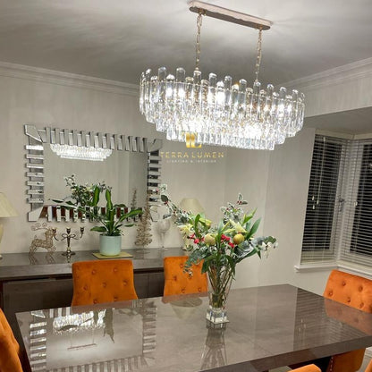 Clarity Chandelier – Linear - Detail Shot