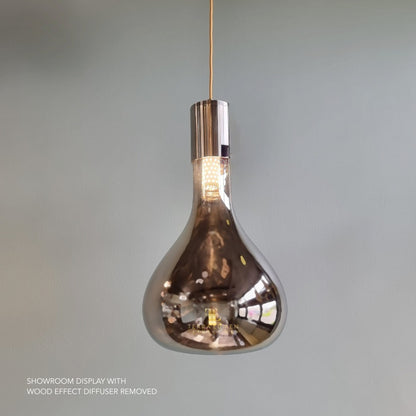 Arlo Pendant – Smoked Glass - Pendant Light from TL Home