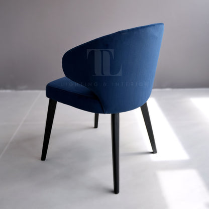 Rio Dining Chair – Blue - Detail Shot