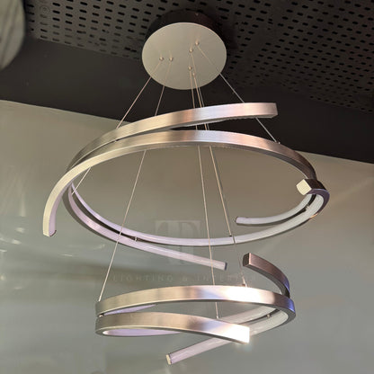 Brogan Chandelier – Chrome - Detail Shot