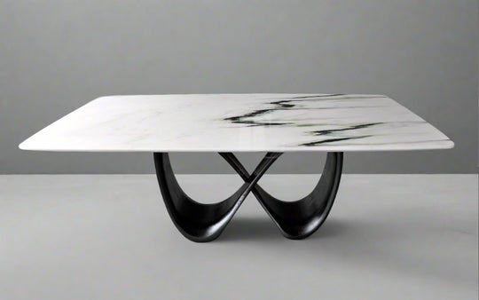 Obsidian Marble Dining Table