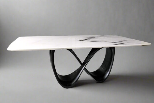 Obsidian Marble Dining Table