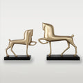 Horse Ornament – Copper & Marble