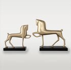 Horse Ornament – Copper & Marble