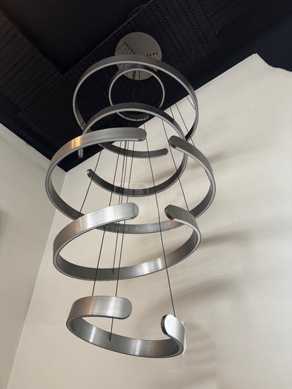 Ember Chandelier – Six Ring - Detail Shot