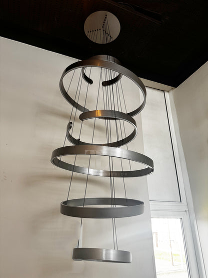 Ember Chandelier – Six Ring - View 4