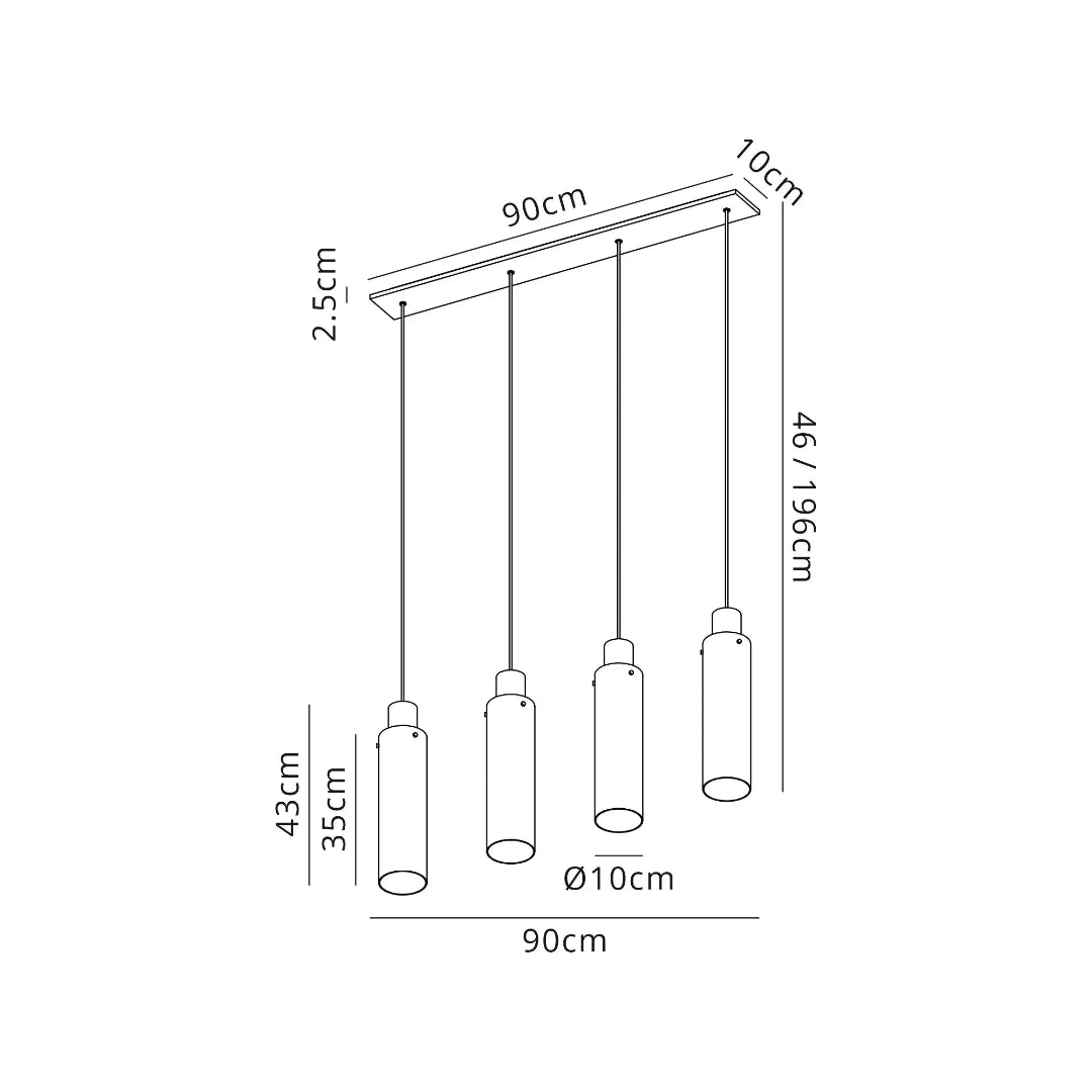 Fred Slim Linear Pendant