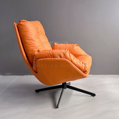Fabian Swivel Chair – Tan - Detail Shot