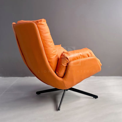 Fabian Swivel Chair – Tan - Size and Dimensions