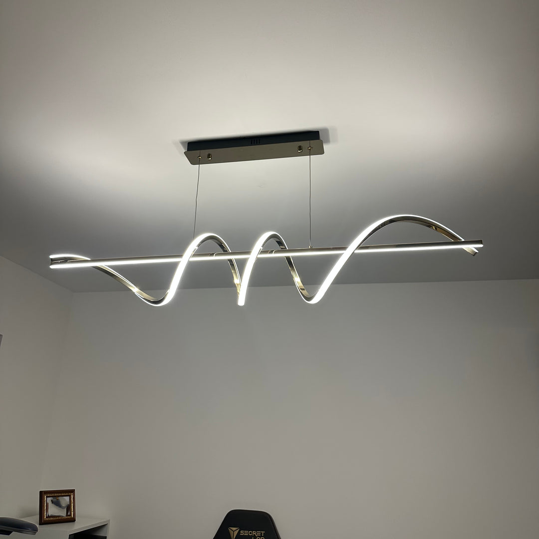 Fargo Polished Gold LED Hanging Light