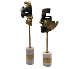 Black Gold Masquerade Table Ornament