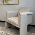 Hermione Armchair – Stone Linen