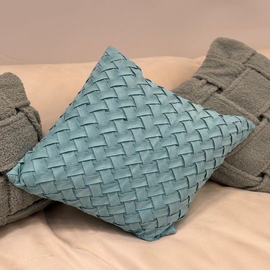 Aqua Weave Luxe Cushion