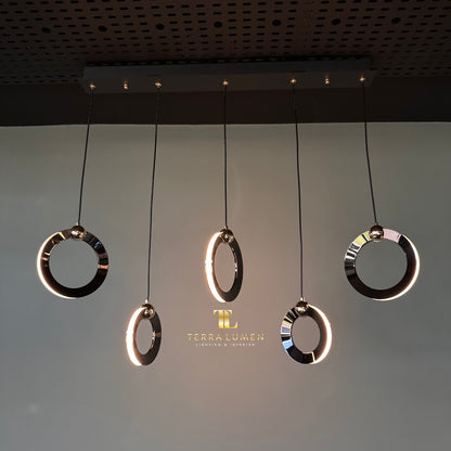 Paisley LED Pendant – Five - hanging light from TL Home