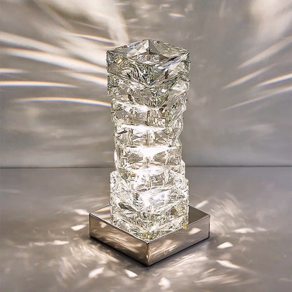Felix Table Lamp – Crystal Spiral - Alternate View