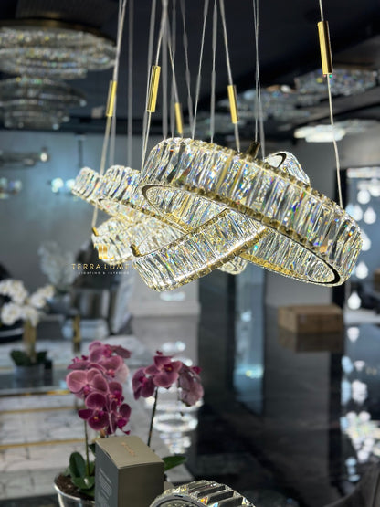 Halo Chandelier – Linear - Detail Shot