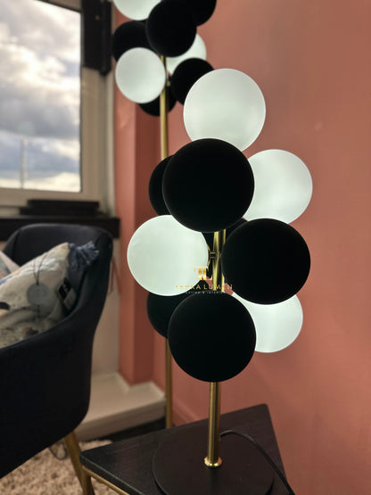 Rowan Table Lamp – Bubble Brass - View 11