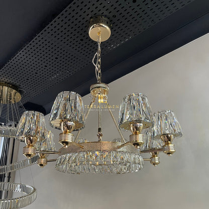 Amelia Chandelier – Eight Arm - Size and Dimensions