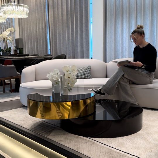 Ventana Black&Gold Coffee Table