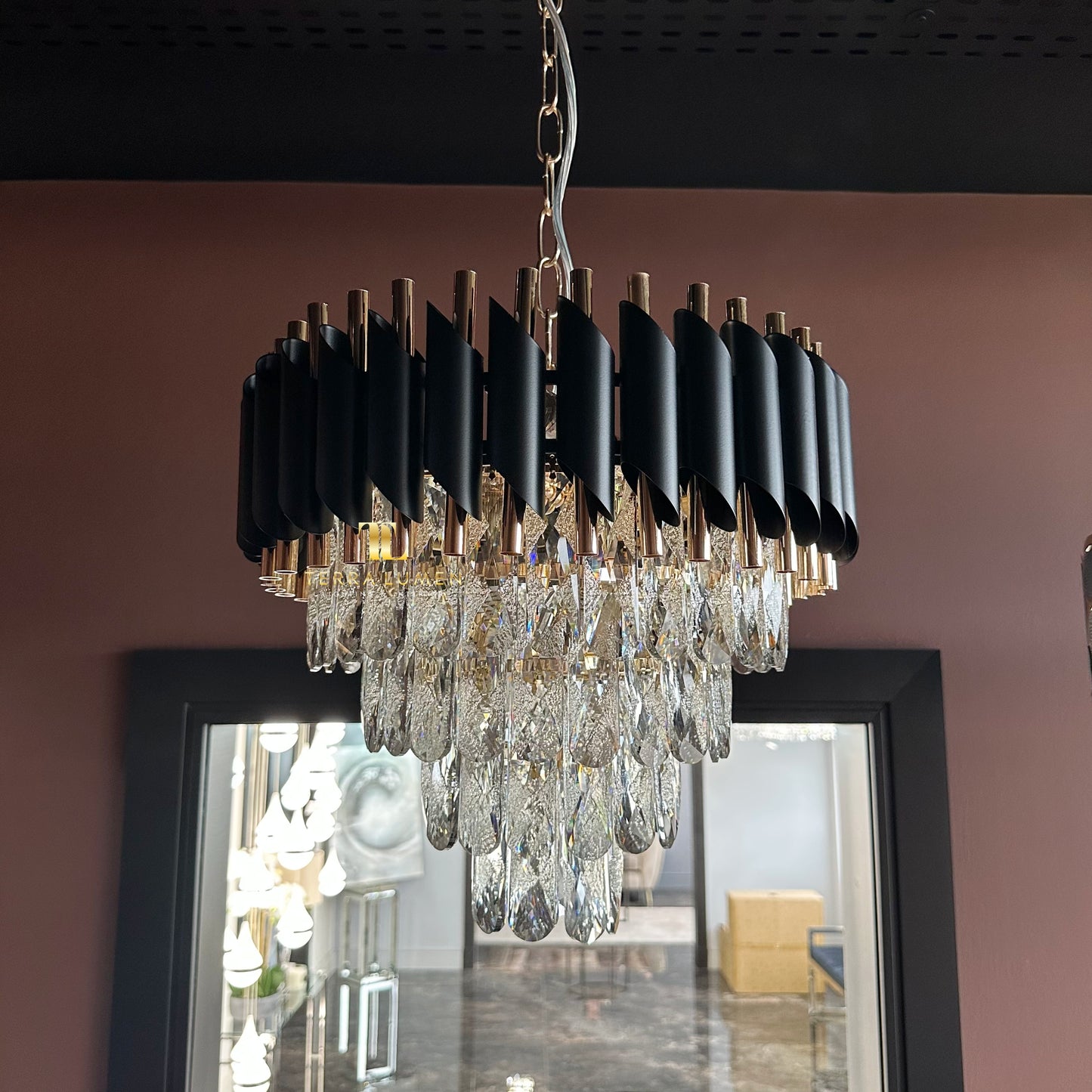 Juniper Small Round Hanging Chandelier