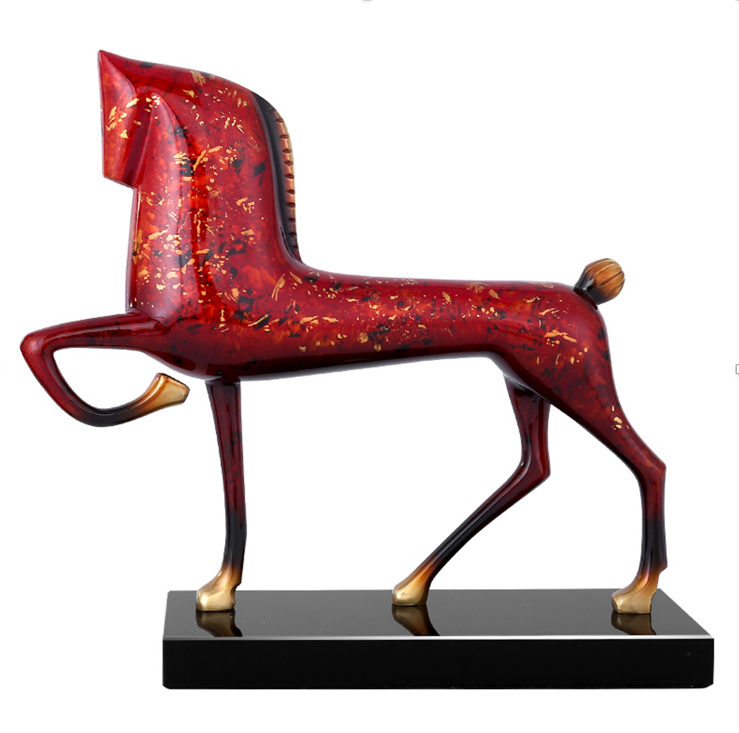 Copper Horse Ornament