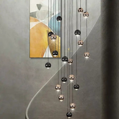 Lennox Spiral Chandelier - View 4