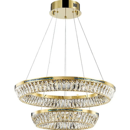 Lorenzo Chandelier – Two Ring - Alternate View