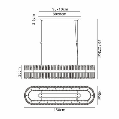 Lucian Linear Chandelier